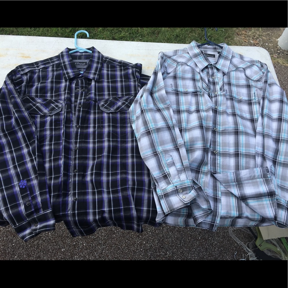 Two Men’s 7 Diamonds Size XL